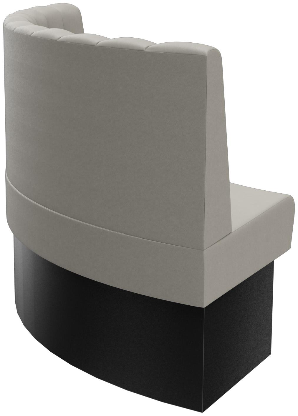 Abbildung Abschlusselement rechts rund Felipa Schrägansicht