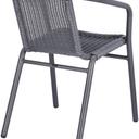 Abbildung Chaise à accoudoirs Enriko Schrägansicht