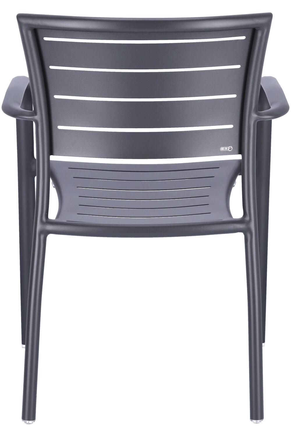 Abbildung Chaise à accoudoirs Helke Rückansicht