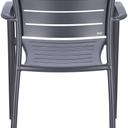 Abbildung Chaise à accoudoirs Helke Rückansicht