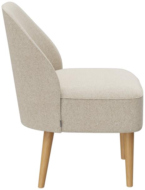 Abbildung fauteuil hauteur de table à manger Cliff Seitenansicht