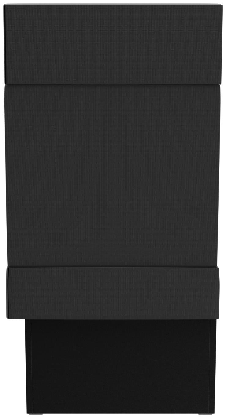 Abbildung Afsluitingselement rechts 60cm Anett Rückansicht