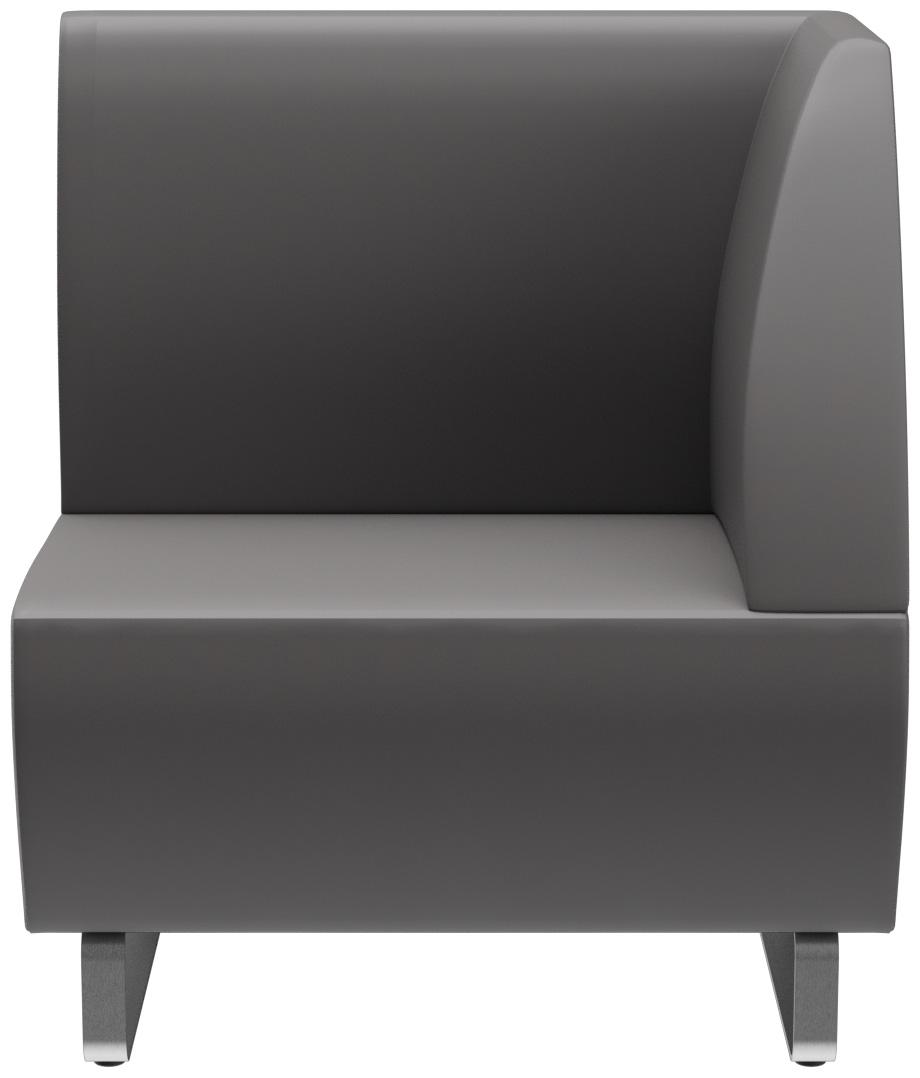 Abbildung Abschlusselement rechts D-Line Vorderansicht