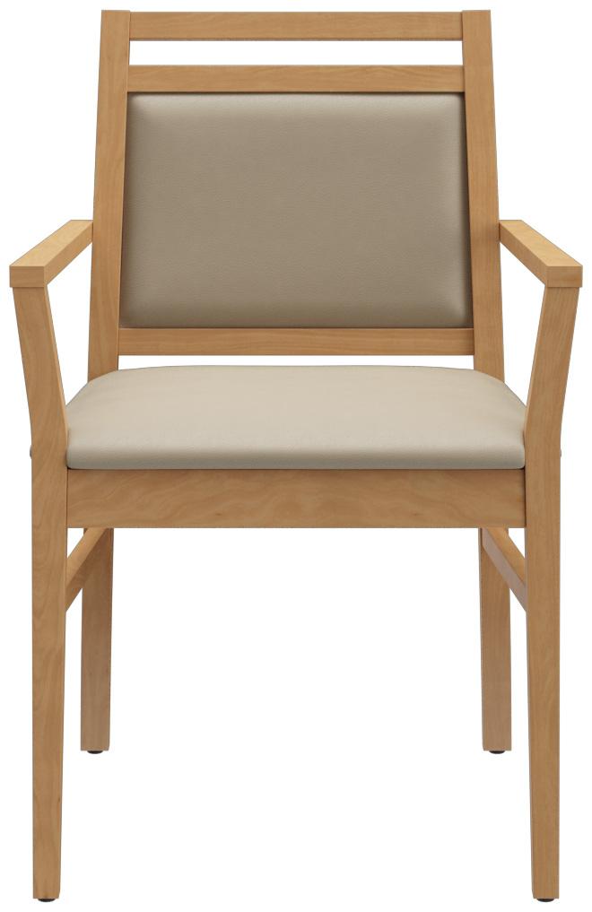 Abbildung Chaise à accoudoirs Liah Vorderansicht