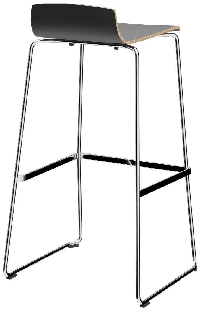 Abbildung Tabouret de bar Yoko Schrägansicht