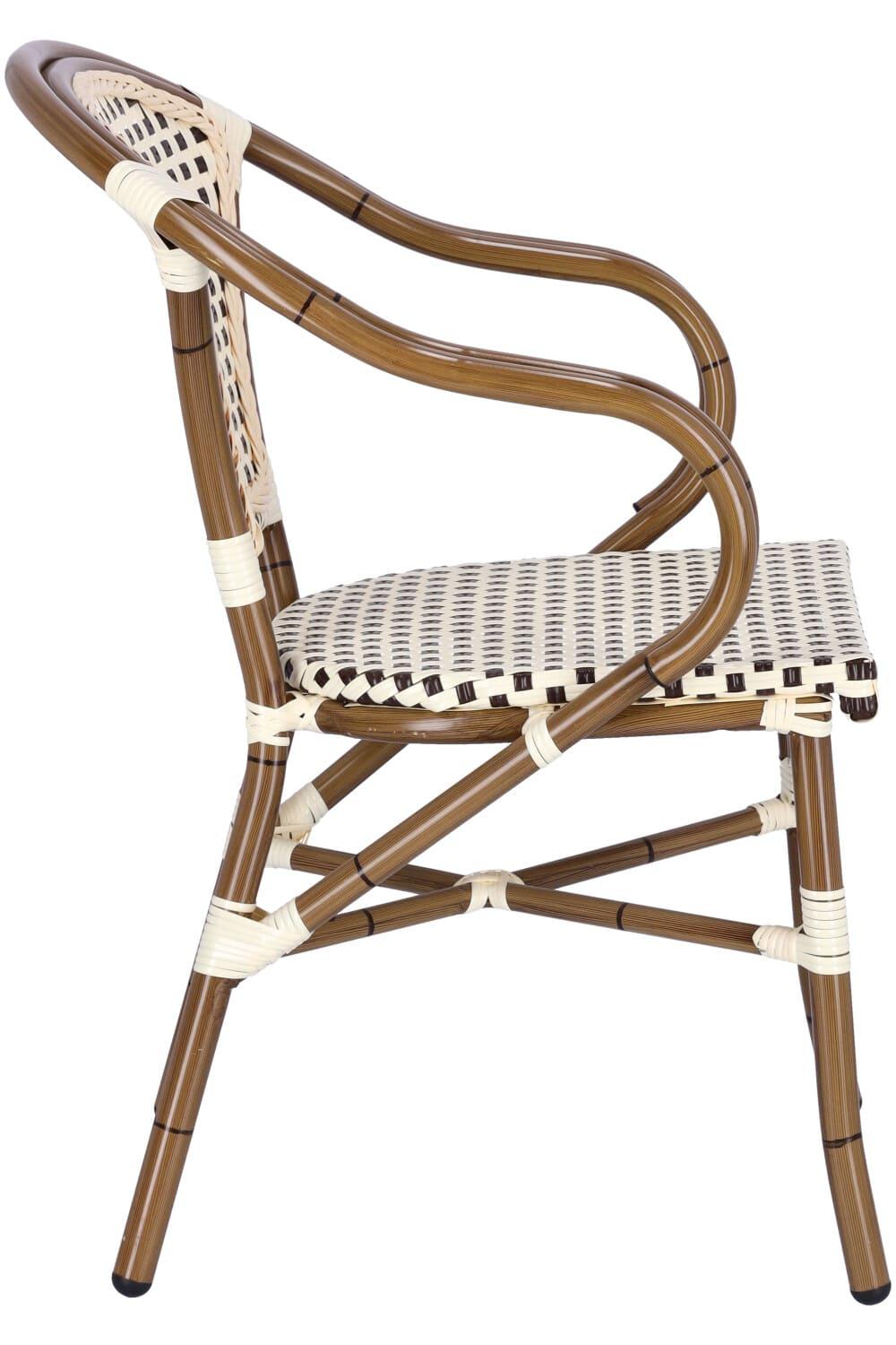 Abbildung Chaise à accoudoirs Morris Seitenansicht