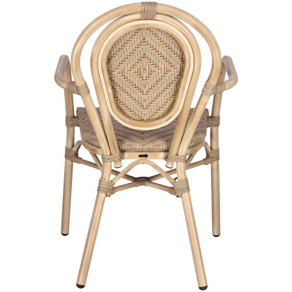 Abbildung Armlehnstuhl Marco Rückansicht