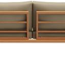 Abbildung 2-Sitzer-Element Lorcan Rückansicht