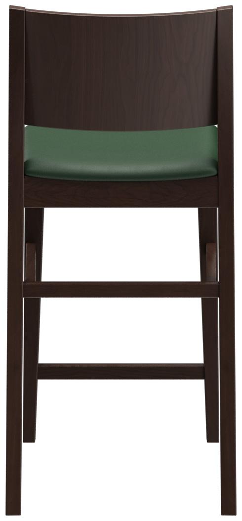 Abbildung halbhoher Hocker Quin Rückansicht