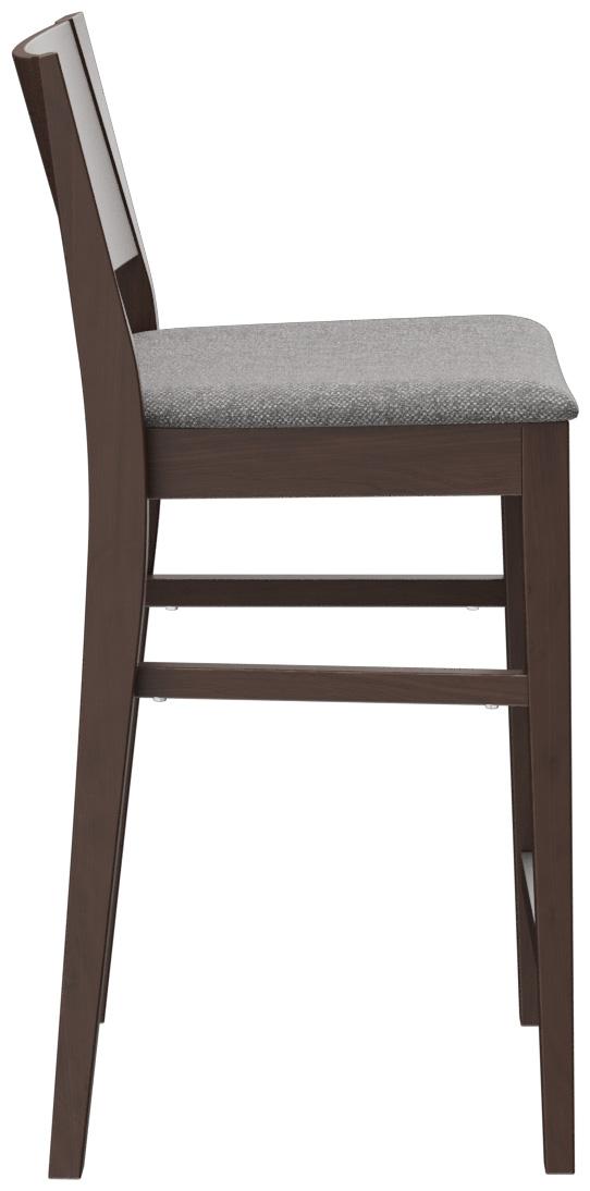 Abbildung halfhoge kruk Quin Seitenansicht