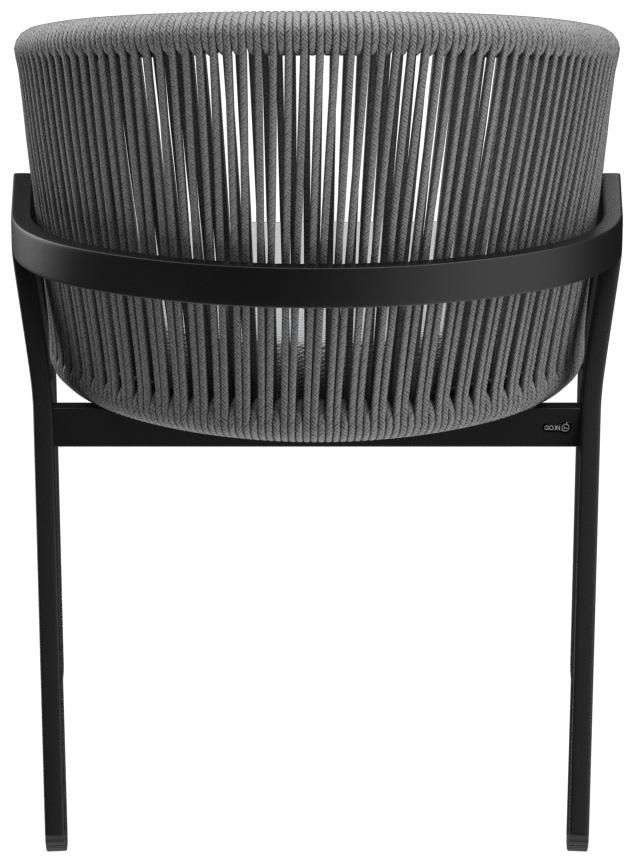 Abbildung Chaise à accoudoirs Maviel Rückansicht