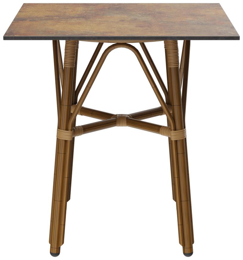 Abbildung Table à manger Marysol Seitenansicht