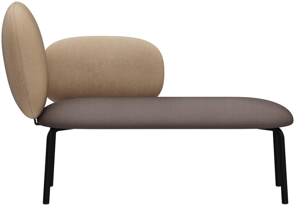 Abbildung Left-hand facing chaise longue Liberty Vorderansicht