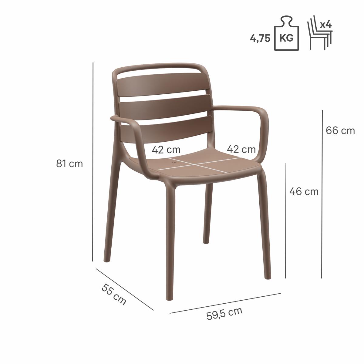 Abbildung arm chair Evalo