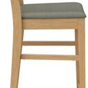 Abbildung halbhoher Hocker Quin Seitenansicht