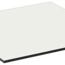 Abbildung Tischplatte Compact Slim Schrägansicht