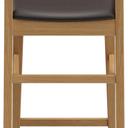 Abbildung halbhoher Hocker Quin Rückansicht