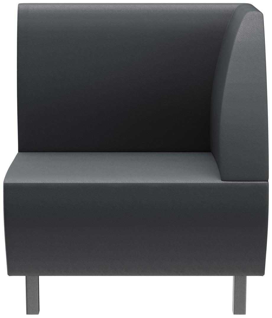 Abbildung Abschlusselement rechts D-Line Vorderansicht