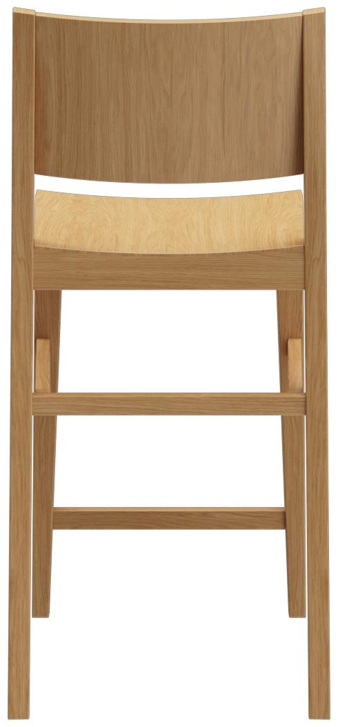 Abbildung halfhoge kruk Quin Rückansicht