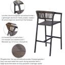 Abbildung Tabouret de bar Malida