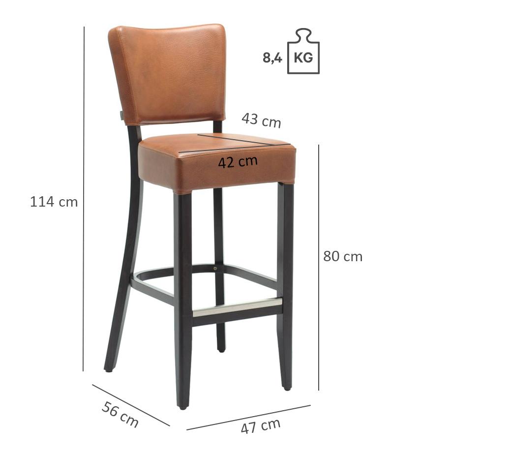 Abbildung Tabouret de bar Damara