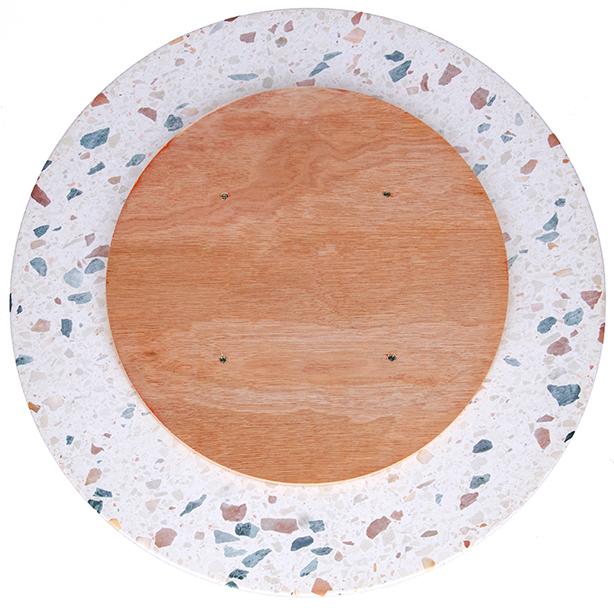 Abbildung Tabletop Gano Terrazzo Detailansicht