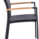 Abbildung Chaise à accoudoirs Tano Seitenansicht