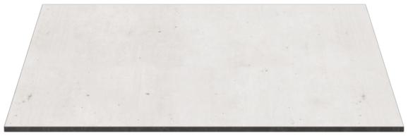 Abbildung Tischplatte Compact Slim Seitenansicht