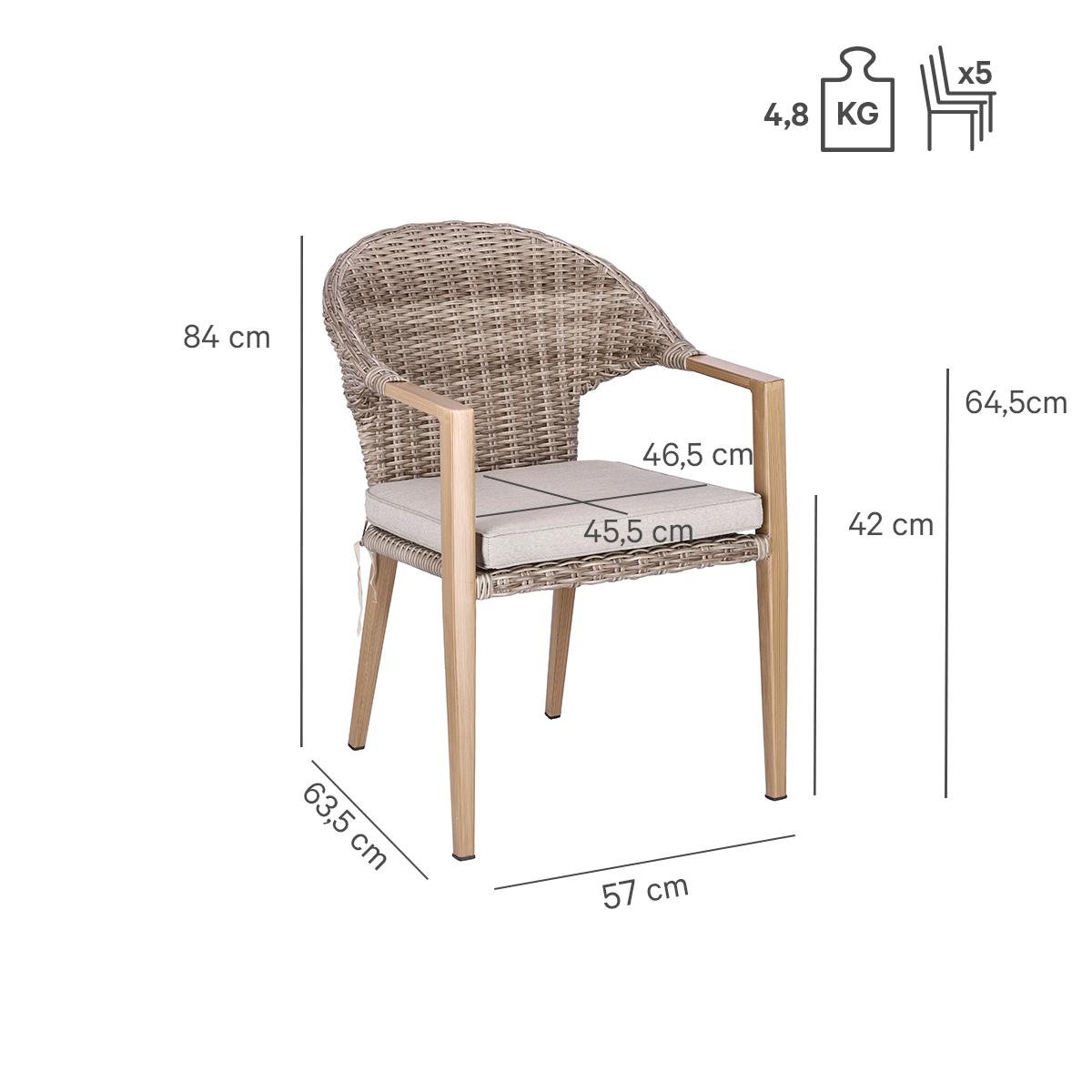 Abbildung Chaise à accoudoirs Maveno
