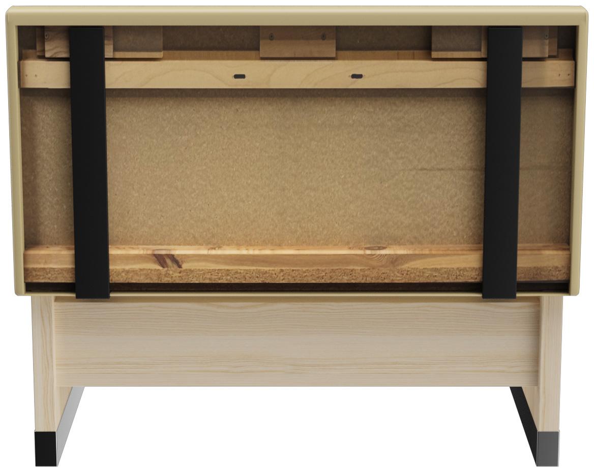 Abbildung Einzel-/Grundelement 100 cm H-Line Rückansicht