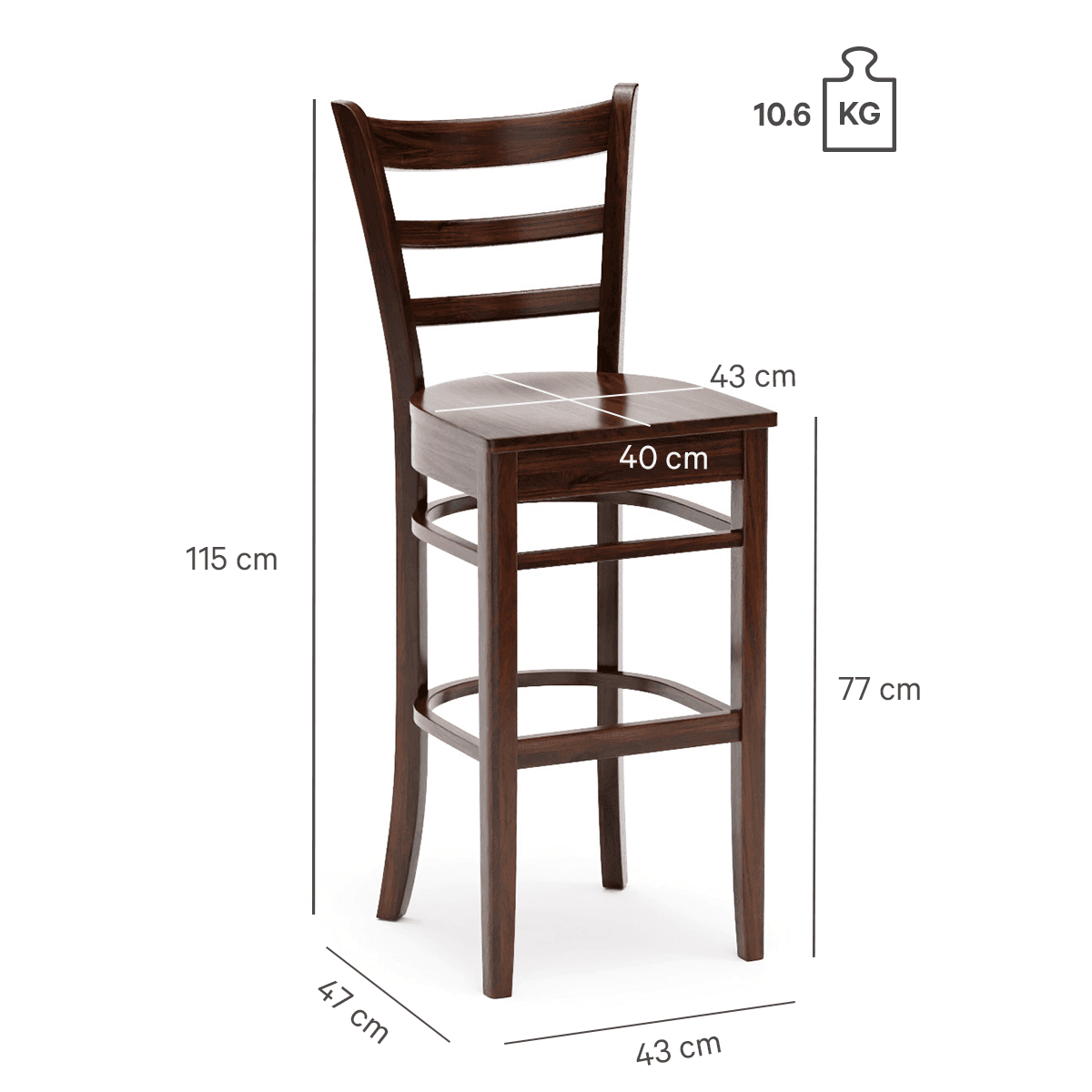 Abbildung Tabouret de bar Ute