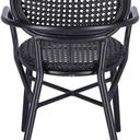 Abbildung Chaise à accoudoirs Madalina Rückansicht