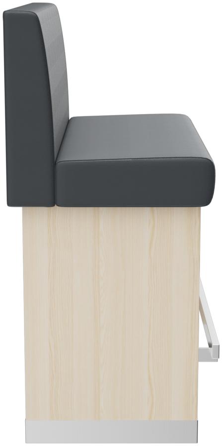 Abbildung Single/base element 100 cm H-Line Seitenansicht