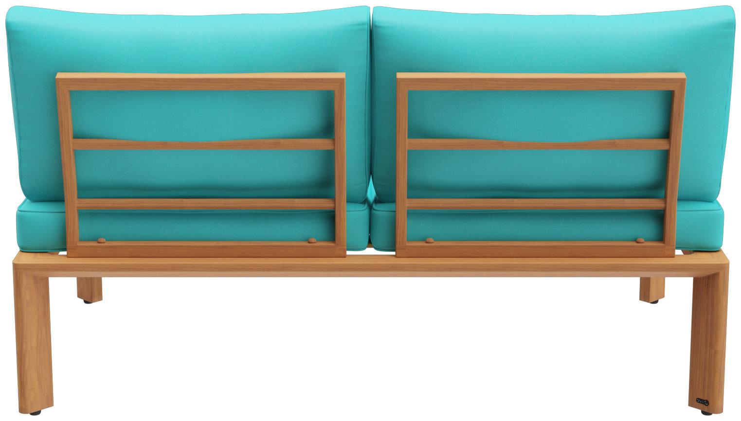 Abbildung 2-Sitzer-Element Lorcan Rückansicht