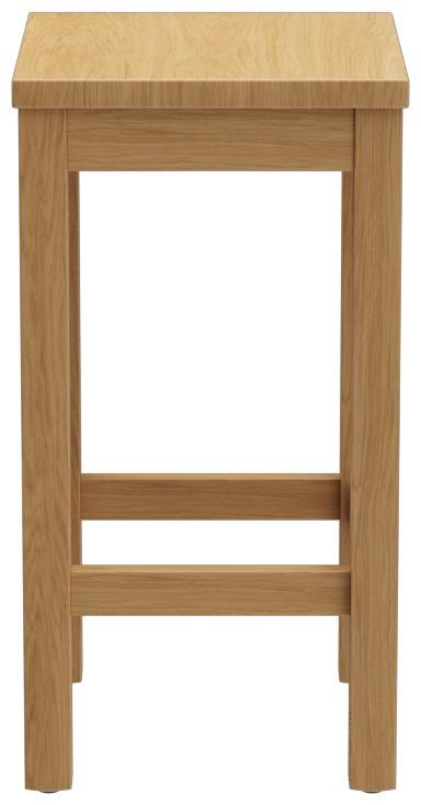 Abbildung halbhoher Hocker Delu Rückansicht