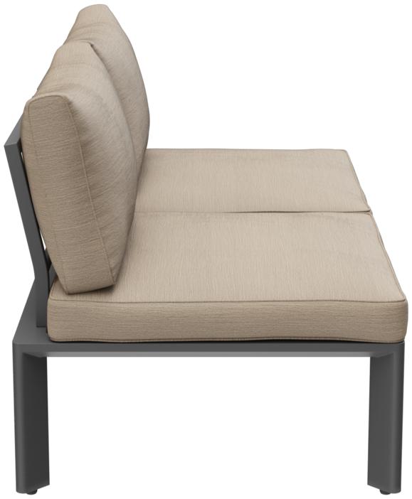Abbildung 2-seater element Lorcan Seitenansicht