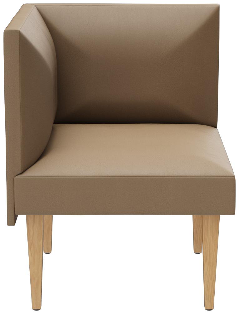 Abbildung Rechts eindstuk/afsluitelement Tuya B Seitenansicht