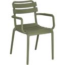 Abbildung Chaise à accoudoirs Estela Schrägansicht