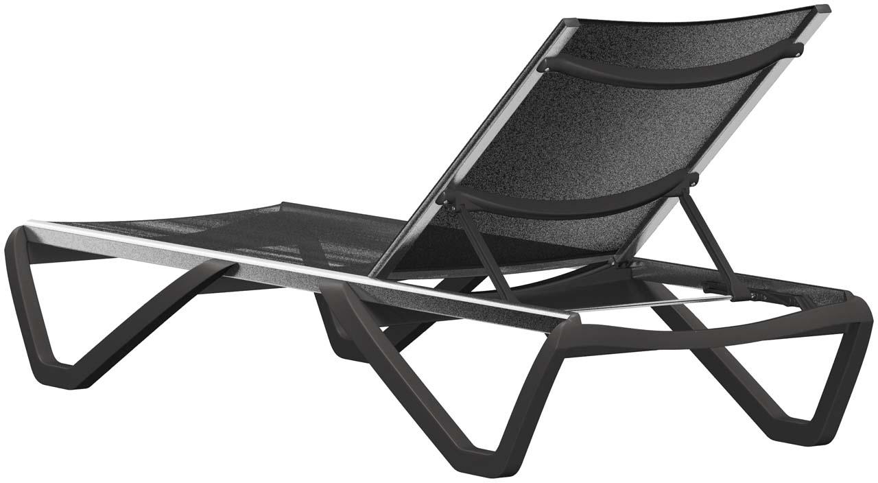 Abbildung Chaise longue Soliana Schrägansicht