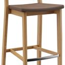 Abbildung sgabello da bar Quorum C Schrägansicht