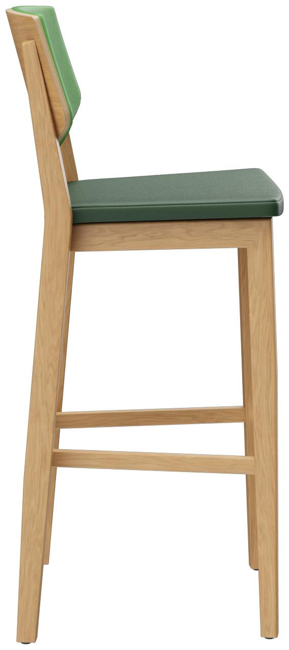Abbildung Barhocker Quorum C Seitenansicht