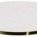 Abbildung Plateau de table Easy Gold Halla Schrägansicht