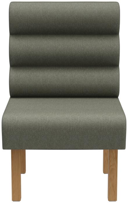 Abbildung Right end element 60 cm Ripple Vorderansicht