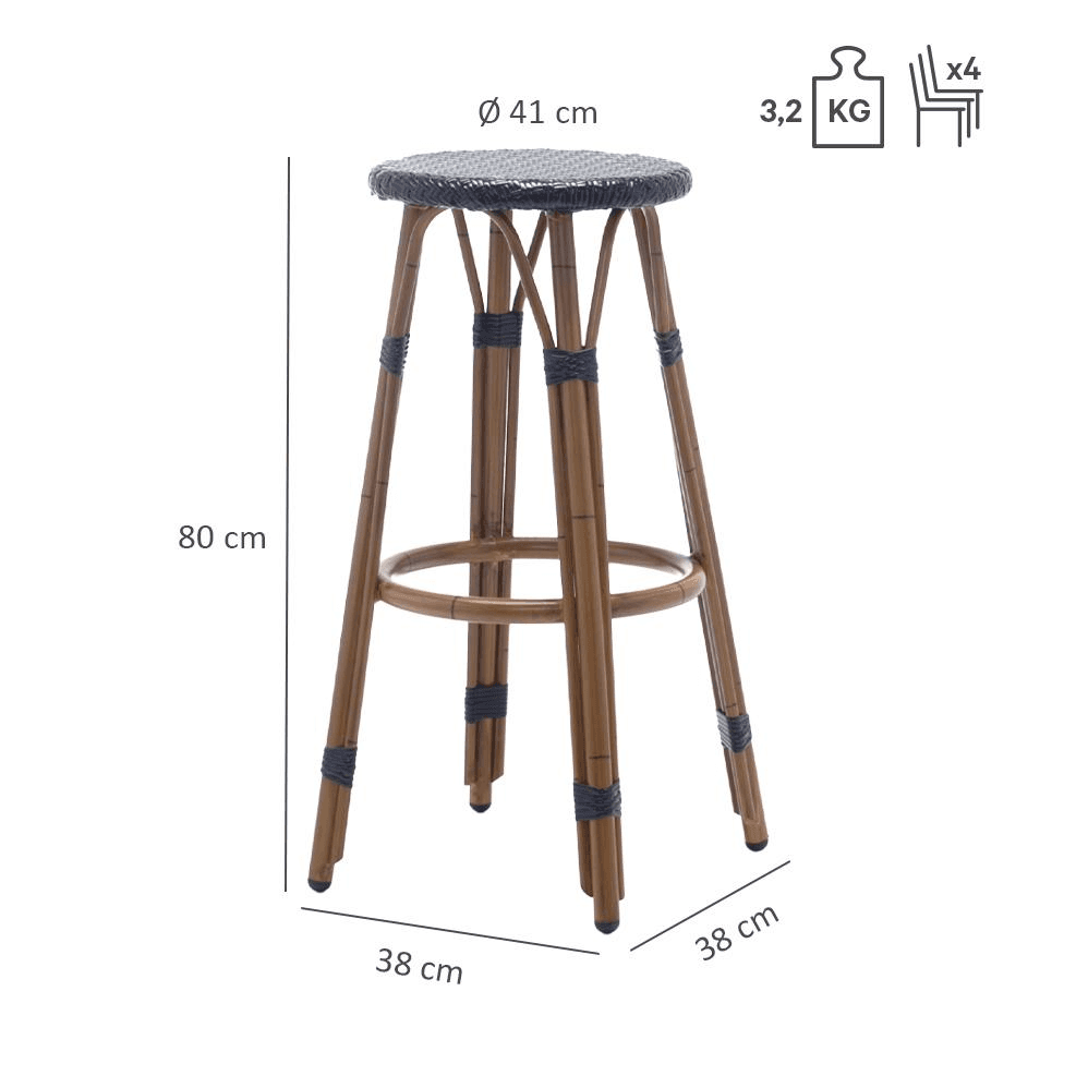 Abbildung Tabouret de bar Malte