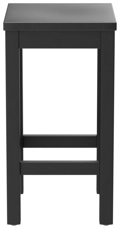 Abbildung halbhoher Hocker Delu Seitenansicht