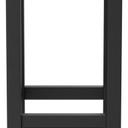 Abbildung halbhoher Hocker Delu Seitenansicht