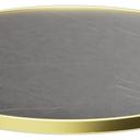 Abbildung Tischplatte Easy Gold Seitenansicht
