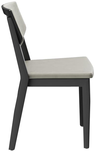 Abbildung chair Quorum O Seitenansicht