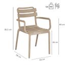 Abbildung Chaise à accoudoirs Estela