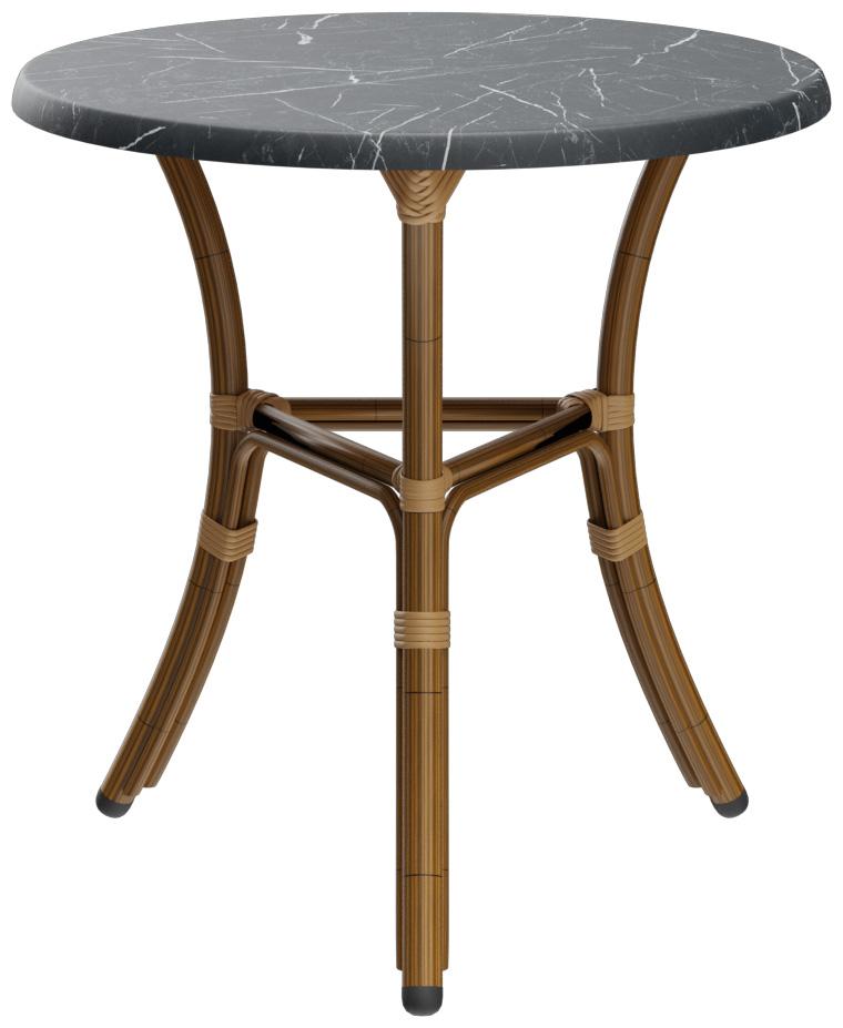 Abbildung Table à manger Marysol Schrägansicht